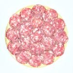 Plakjes Italiaanse droge worst Italie van Sergio Falaschi Traditionele Venkelsalami Finocchiona IGP online bestellen webshop